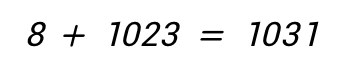 A black numbers and a equal signDescription automatically generated